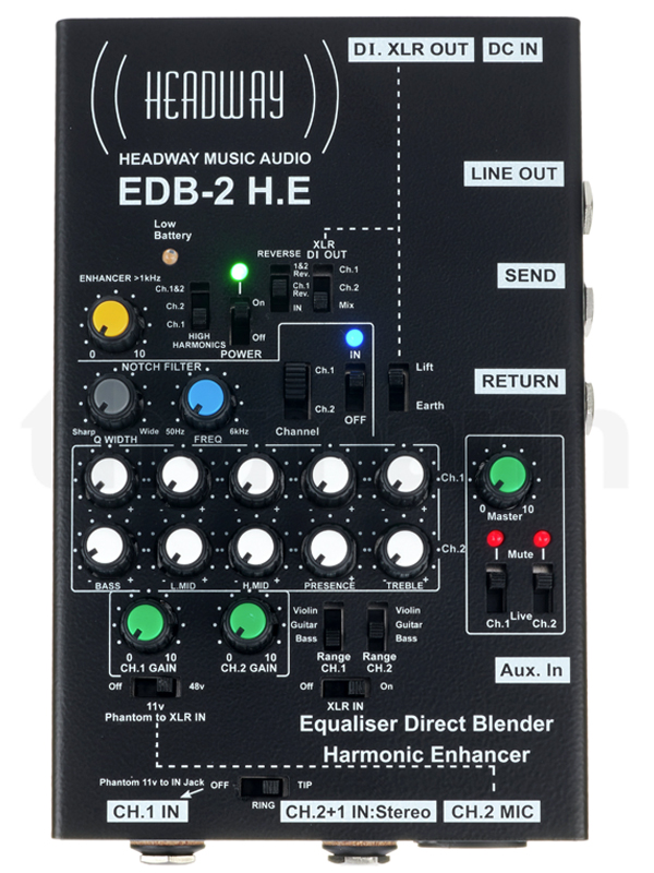 Vorverstärker Headway EDB-2-H.E.