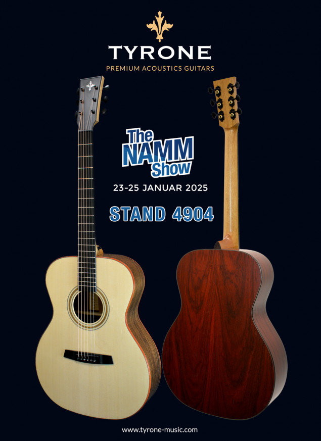 Tyrone bei The Namm Shows 2025